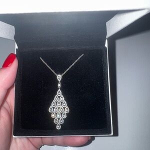 Pandora Silver Teardrop Necklace